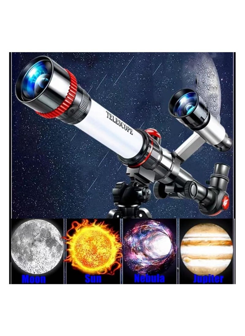 Cool Baby Style - Astronomy  Telescope  Monocular Telescope for Children  Fully Multi-Coated Optics  Astronomical Refractor with Tripod  For Scientific Experiment Simulation - Image 1