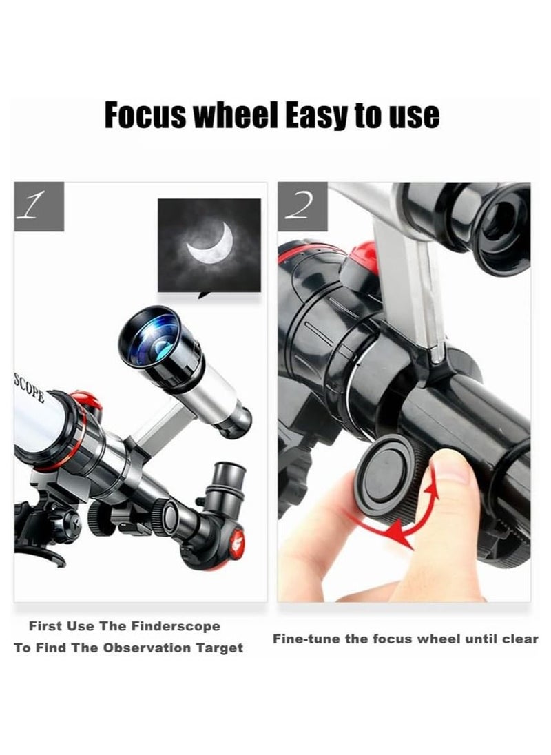 Cool Baby Style - Astronomy  Telescope  Monocular Telescope for Children  Fully Multi-Coated Optics  Astronomical Refractor with Tripod  For Scientific Experiment Simulation - Image 1