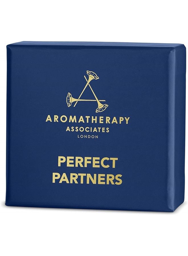 Aromatherapy Associates مجموعة هدايا الشركاء المثاليين. 2 زيوت استحمام ودش فاخرة (0.3 أونصة سائلة لكل منها) في صندوق هدايا مزخرف. - Image 5