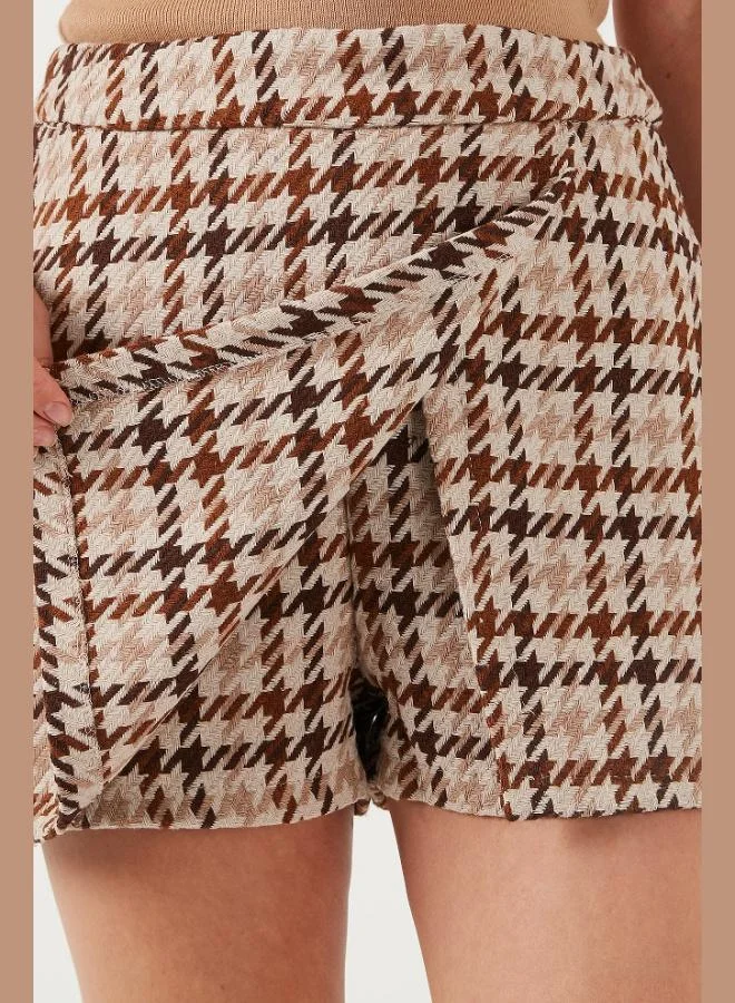 Lela  Lela Cotton Blend Regular Fit Winter Short Skirt Women's SHORT SKIRT 61100015 for Women | Best Price UAE