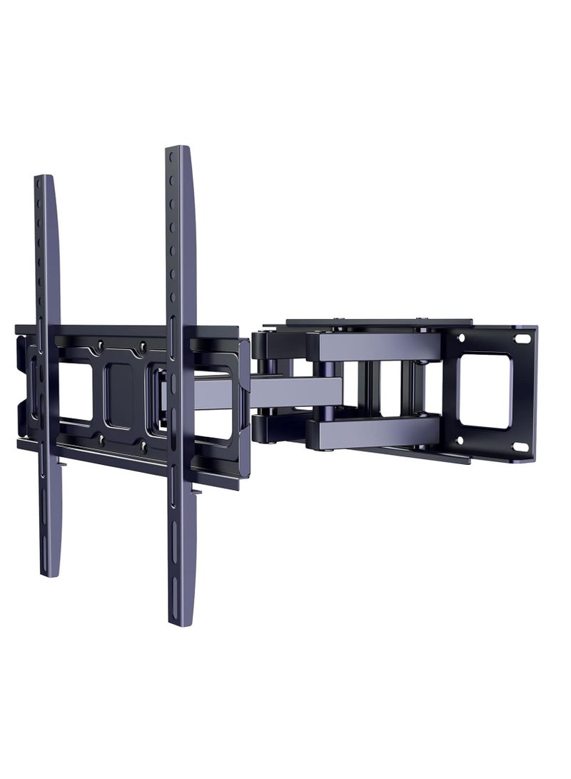 ELTRAZONE Full Motion TV Wall Mount Bracket for 26-55 Inch LED, LCD, OLED TVs – Dual Articulating Swivel Arms, Tilts & Rotates, Max VESA 400x400mm, Supports Up to 99 lbs – Adjustable & Sturdy Wall Mount for Optimal Viewing - Image 1