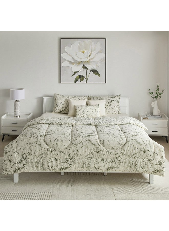 Home Box Valencia Cairns 7-Piece Printed Cotton King BIAB Comforter Set 240 x 220 cm  - Image 3