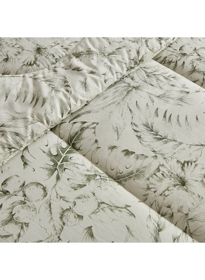 Home Box Valencia Cairns 7-Piece Printed Cotton King BIAB Comforter Set 240 x 220 cm