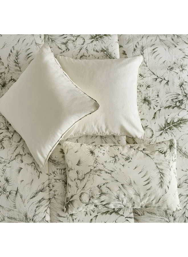 Home Box Valencia Cairns 7-Piece Printed Cotton King BIAB Comforter Set 240 x 220 cm