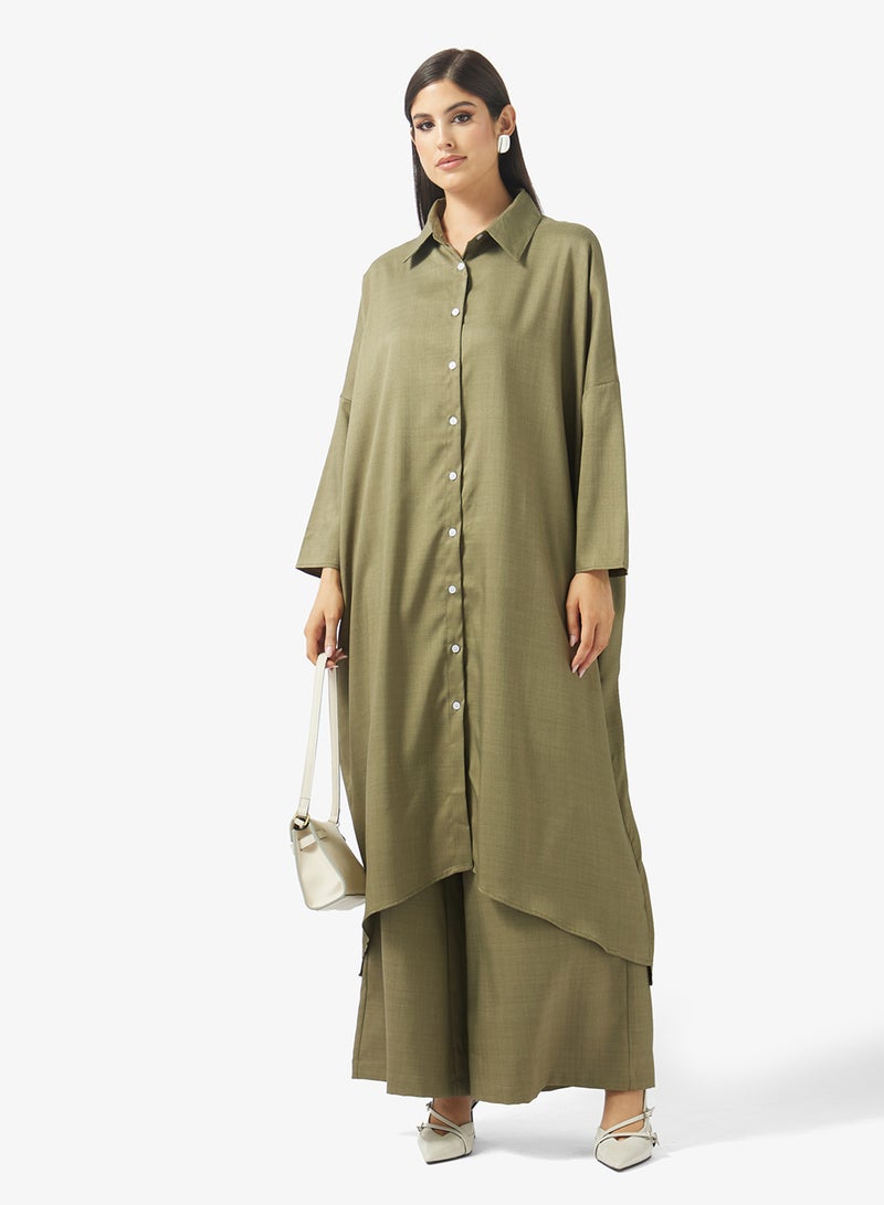 Khizana Longline Tunic & Pant Set - Image 3