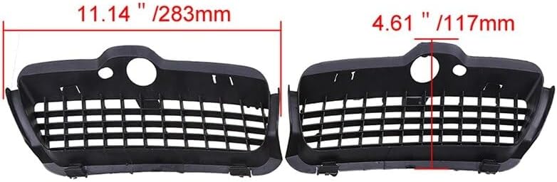 QASULER Front Fog Light Grille for VW Models - Image 2