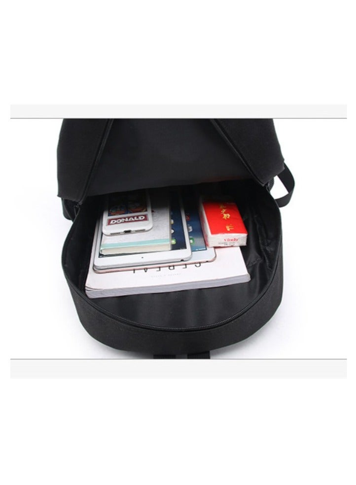One Piece Backpack Primary And Secondary School Bags One Piece Backpack Cartoon School Bag Three-piece Set - Image 3