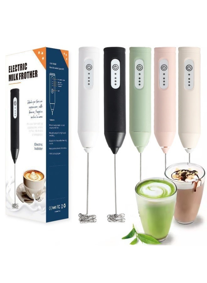 Whisk mixer rechargeable manual mixer with 3 speeds and DC motor, versatile coffee tool set - Image 2