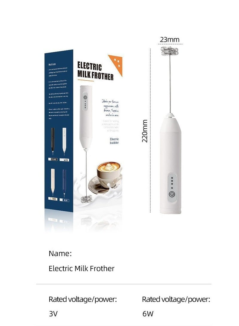 Whisk mixer rechargeable manual mixer with 3 speeds and DC motor, versatile coffee tool set - Image 3