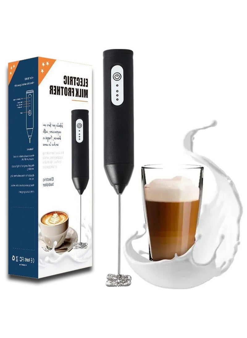 Whisk mixer rechargeable manual mixer with 3 speeds and DC motor, versatile coffee tool set - Image 1