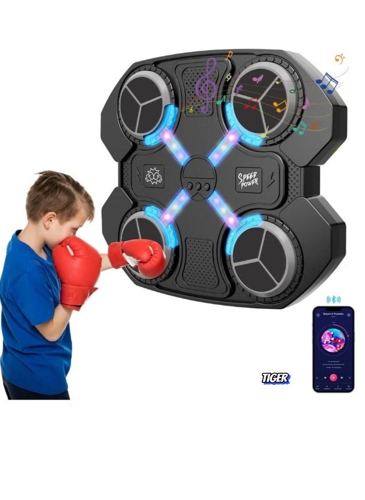 TIGER Smart Bluetooth Boxing Machine with Wall Mount – Interactive Target System with Gloves for Home & Gym - Image 1