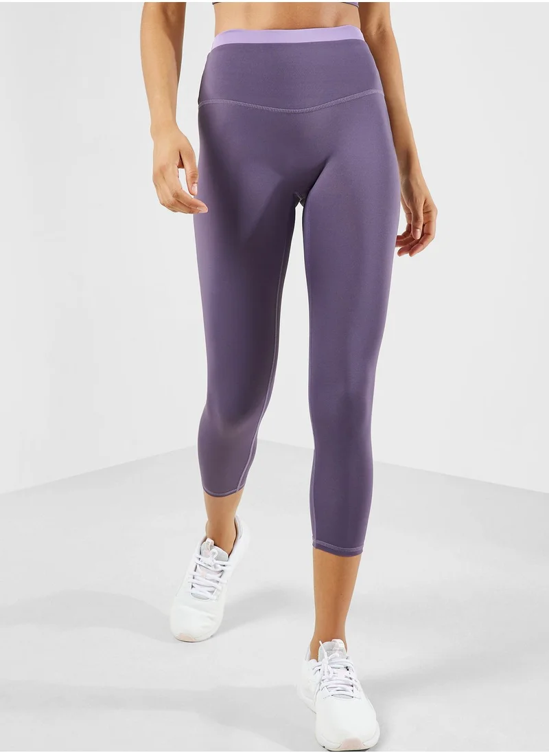 فورورد Contrast Waist Detail Seamless Leggings