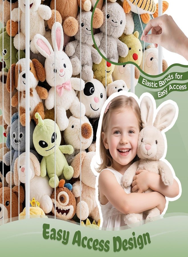WORLDMX Metal Stuffed Animal Storage, Durable Zoo-Style Plush Toy Organizer, Extra Large Kids Stuffed Animal Holder – Strong Metal Frame Perfect for Boys, Girls, Nursery, Playroom, Kids’ Room - Image 3