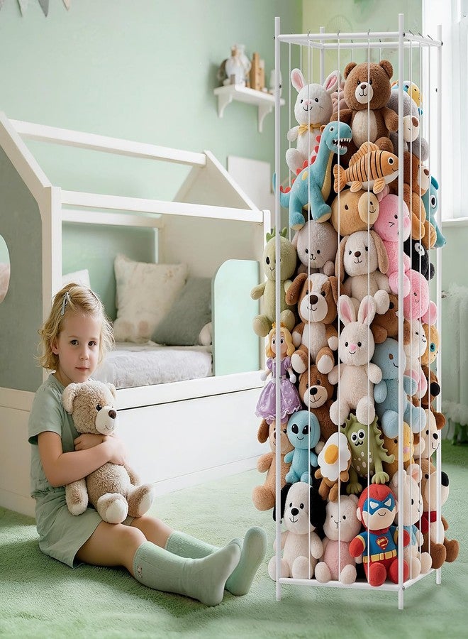 WORLDMX Metal Stuffed Animal Storage, Durable Zoo-Style Plush Toy Organizer, Extra Large Kids Stuffed Animal Holder – Strong Metal Frame Perfect for Boys, Girls, Nursery, Playroom, Kids’ Room - Image 4