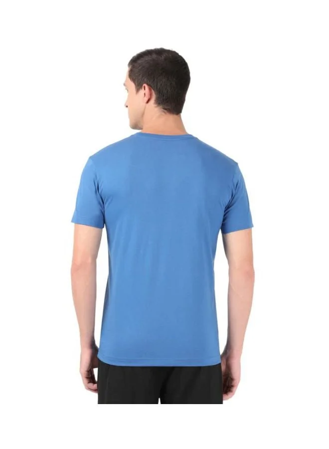 JOCKEY 2726 Men Super Combed Cotton Rich Solid V Neck Half Sleeve T Shirt