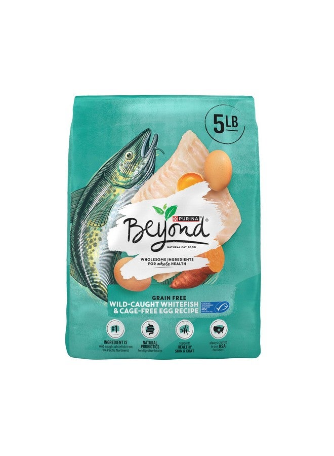 Beyond Purina Beyond Grain Free, Natural Dry Cat Food, Simply Grain Free Wild Caught Whitefish & Cage Free Egg Recipe  5 Lb. Bag - Image 1