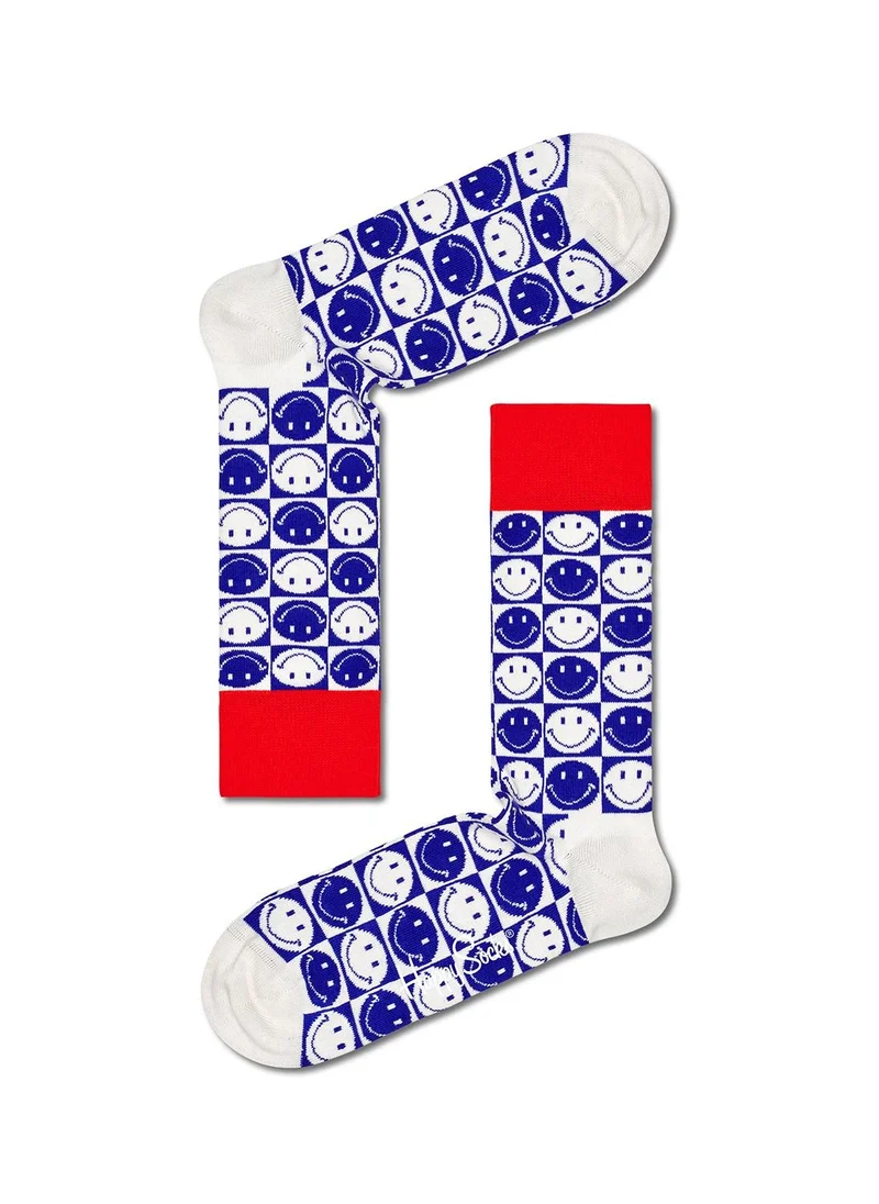 Happy Socks SQUARED SMILEY SOCK