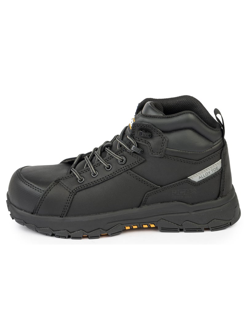 JCB Rugged 6" Safety Boots for Men JCB-005B | Alloy Toe – Oil, Heat & Slip Resistant, ASTM F2413-18 Certified, EH – Black - Image 3