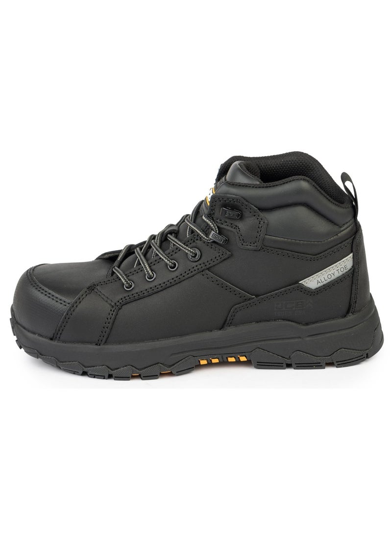 JCB Rugged 6" Safety Boots for Men JCB-005B | Alloy Toe – Oil, Heat & Slip Resistant, ASTM F2413-18 Certified, EH – Black - Image 2