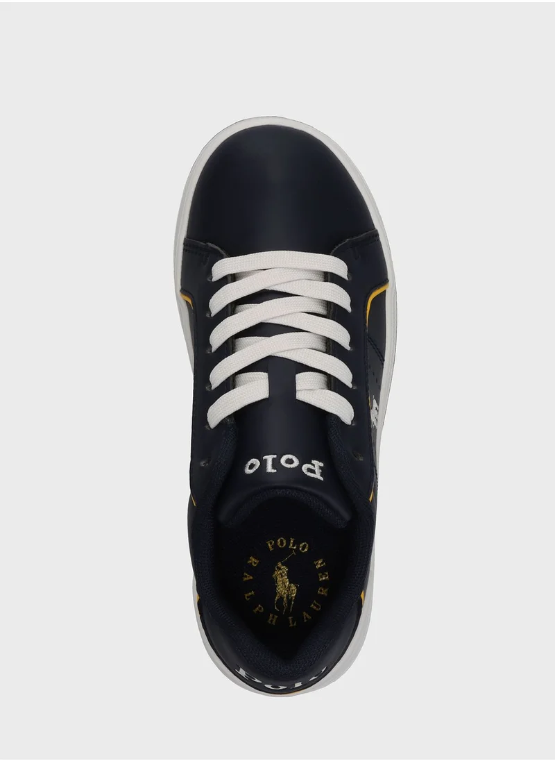 POLO RALPH LAUREN Youth Heritage Court III Lace Up Sneakers