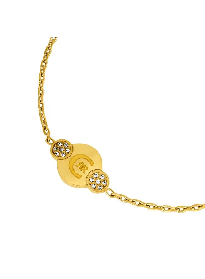CERRUTI 1881 Gold Lavinia Gold Plated Stainless Steel Chain Bracelet for Women for Women | Best Price UAE