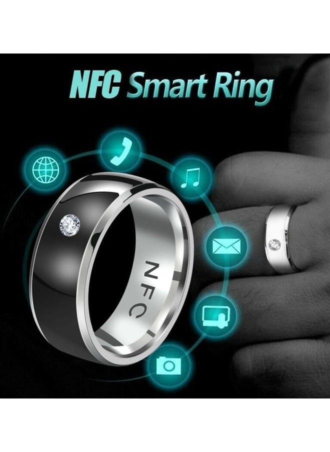 NFC - Dragon Pattern Technology Waterproof Android Phone Equipment Intelligent NFC Finger Ring Smart Wearable Connect - Image 1