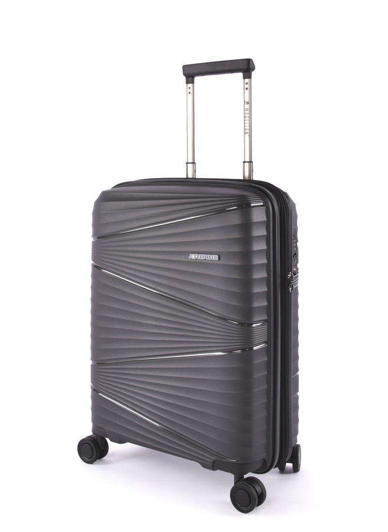 MAGELLAN Magellan Unisex luxury Luggage Hard PP Material Travel Trolley Bag TZ/4P  - Image 3