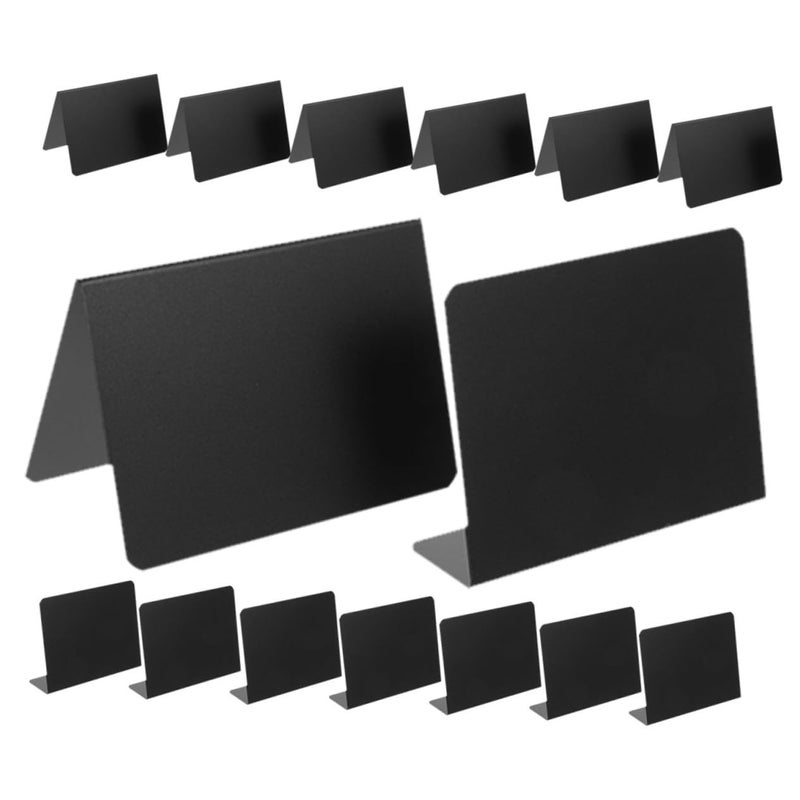 Erasable Mini Chalkboard Signs 12Pcs for Weddings Parties Buffet Food Labels - Image 2