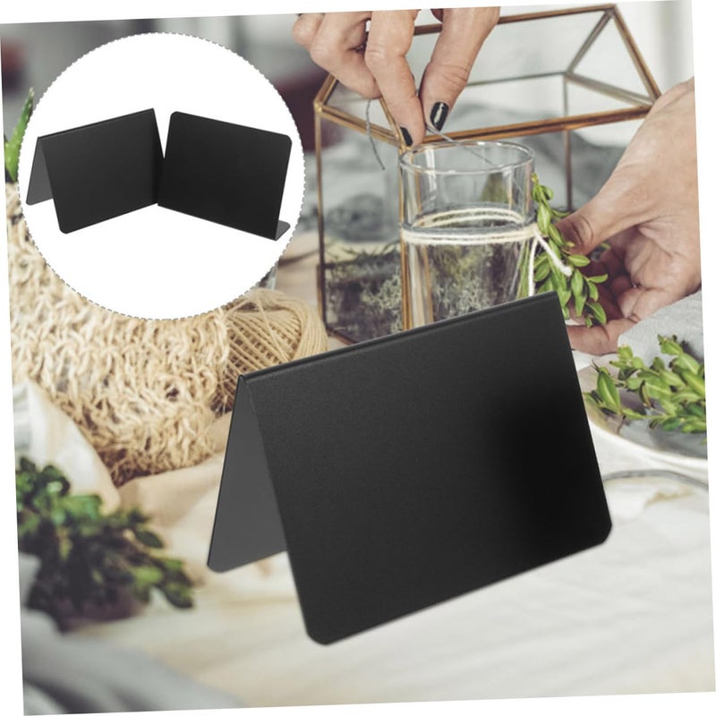 Erasable Mini Chalkboard Signs 12Pcs for Weddings Parties Buffet Food Labels - Image 4