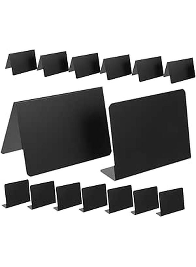 Erasable Mini Chalkboard Signs 12Pcs for Weddings Parties Buffet Food Labels - Image 1