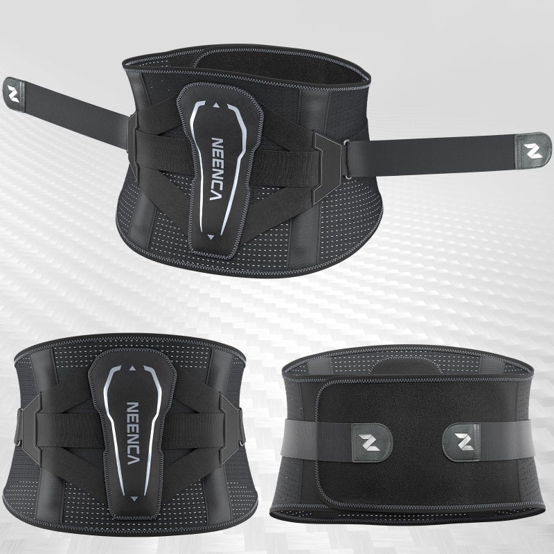 NEENCA Back Brace for Lower Back Pain with Bionic Support System, Adjustable Lumbar Support Belt for Women & Men with Lumbar Support 3D Pad, Breathable Mesh for Herniated Disc, Sciatica, Scoliosis... - Image 4