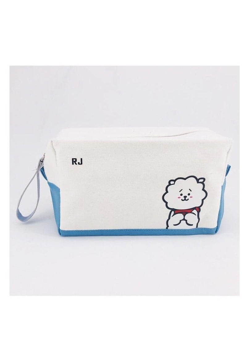 BT21 BTS Storage Bag Cosmetic Bag Pencil Case  19*12*8.5CM - Image 1