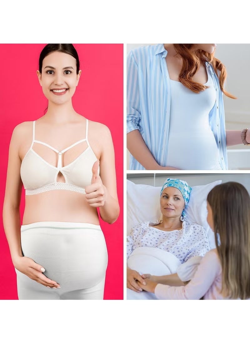 Arabest Disposable Maternity Postpartum Panties, High Waist Breathable Mesh Panties C Section, Maternity Underwear Postpartum Hospital Recovery Maternity Briefs for Women, 8 Pcs - XL Size - Image 4