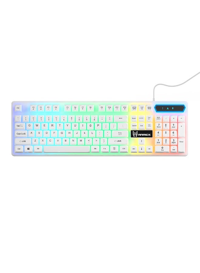 Nariele New Wired Illuminated Mechanical Tactile Keyboard