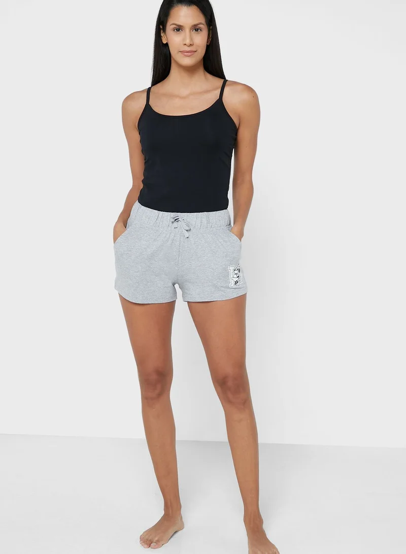 Disney Graphic Print  Lounge Shorts