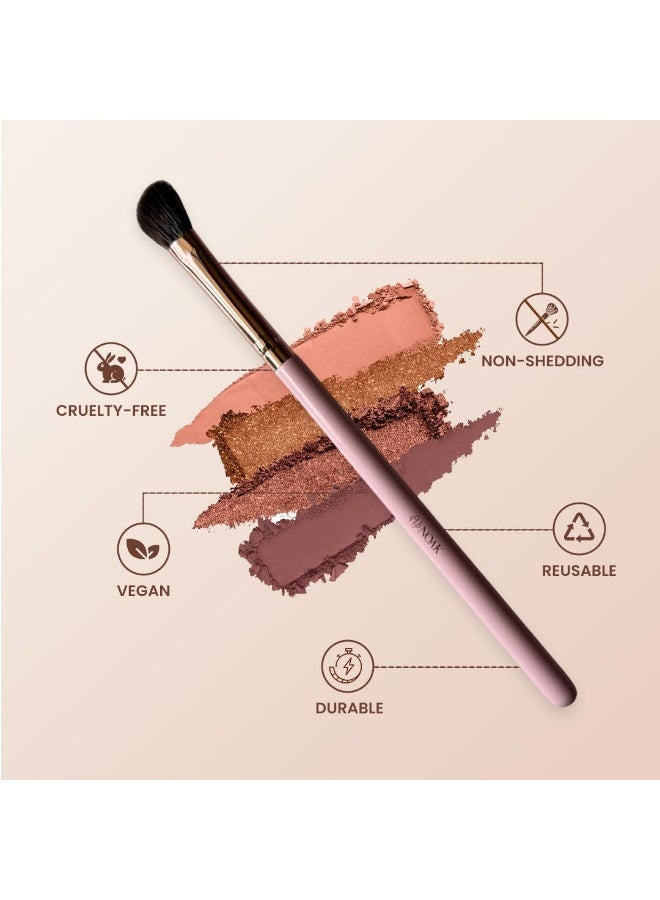 NOAK N118 Eye Shadow Brush | Seamless Makeup Application | Smooth, Even & Streak-Free Finish | Soft Dense Bristles | Reusable Makeup Brush (NOAK N118) - Image 3