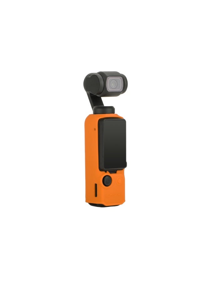 Sunnylife حافظة سيليكون لجهاز DJI OSMO Pocket 3، حافظة واقية مضادة للخدش ومضادة للانزلاق، حجم صغير متوافق مع Pocket 3 مع حبل عنق - Image 1