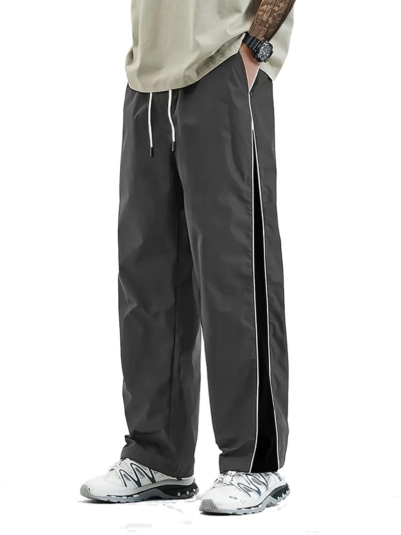 Trillion Light Fit Straight Fit Track Pant for Men | Lower for Men | Gym Trackpants Darkgrey - Image 1