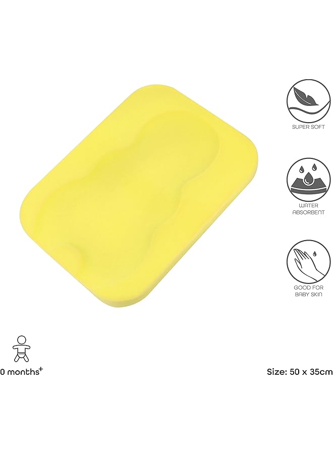 إيروريكس حامل حمام إسفنجي للأطفال. ناعم جدًا. مناسب للحوض أو حوض الاستحمام. مريح. آمن. سهل التنظيف. - Image 3