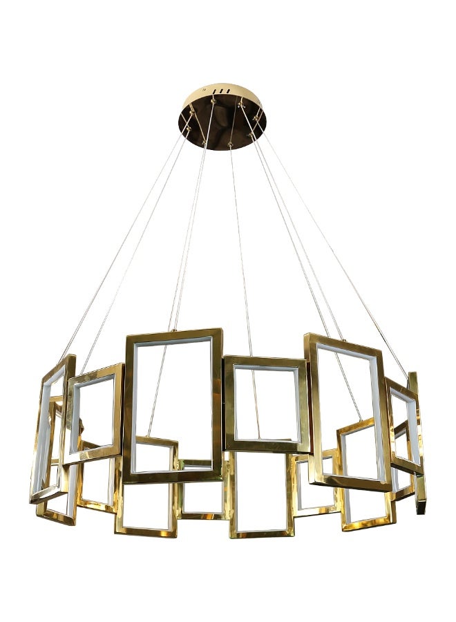Hummer Modern golden chandelier, yellow lighting color, 135 watts, diameter 80 cm - Image 2