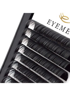 EYEMEI Eyelash Extensions Individual Lashes 0.18Mm D Curl 1520Mm Mink Eyelash Extension Supplies Lash Extensions Professional Salon Use Black False Lashes Mink Lashes Extensions By Eyemei (0.18Dmixed)  - Image 2