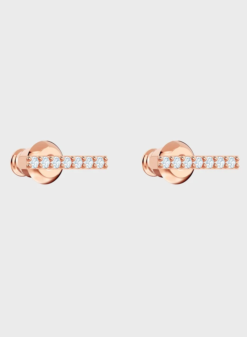 SWAROVSKI Only Pierced Line Earrings