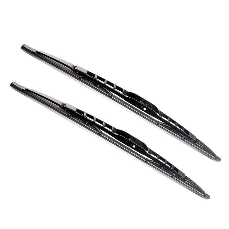 OEM QUALITY 22 19 Premium AllSeasons Durable Stable And Quiet Metal Frame Windshield Wiper BladesSet of 2