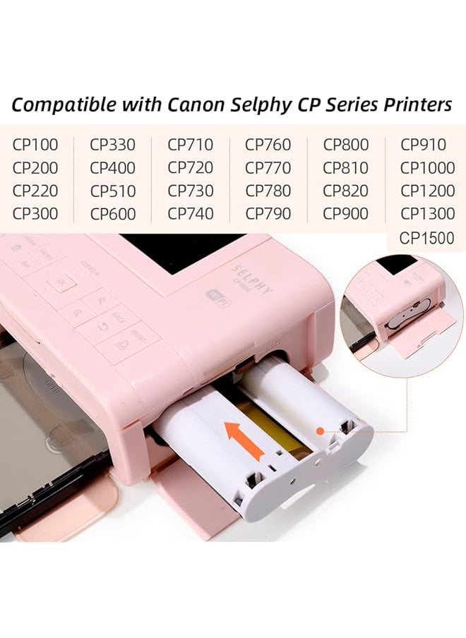 erorex - Cp1500 Paper Compatible With Canon Selphy Cp1500 Ink And Paper Kp 108In Canon Photo Printer Paper 108 Sheets 4X6 And 3 Color Ink Cartridges For Canon Selphy Cp1500 Cp1300 Cp1200 Printer - Image 1