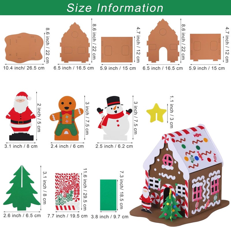 ELCOHO Gingerbread House DIY Craft Kit - Image 2