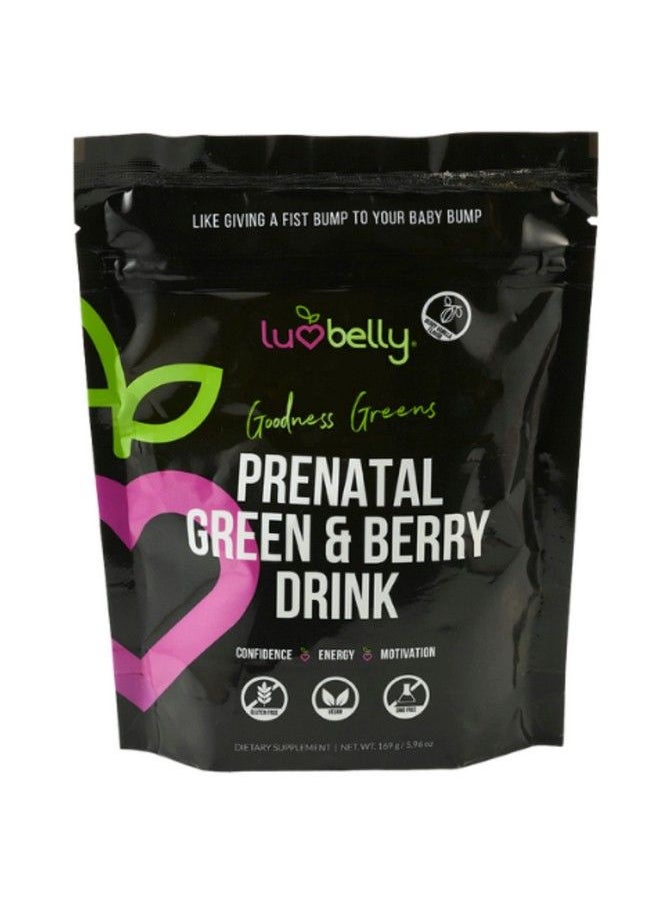 LuvBelly - Prenatal Superfood Green Drink I Dietician Created For Pregnant Women I Organic Veggies & Fruit Folate Iron Choline Get Clarity Reduce Worry Boost Energy & Mood Perfect In Smoothies 1 Mth - Image 1