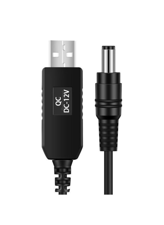 ماركة غير محددة - كابل طاقة USB Boost 9V12V Router Cat مناسب للمنزل الصغير Tmall Genie Sugar Speaker شحن Treasure - اللون: 12 فولت 3.5 × 1.35 واجهة [رأس مستقيم 1 متر] - Image 1