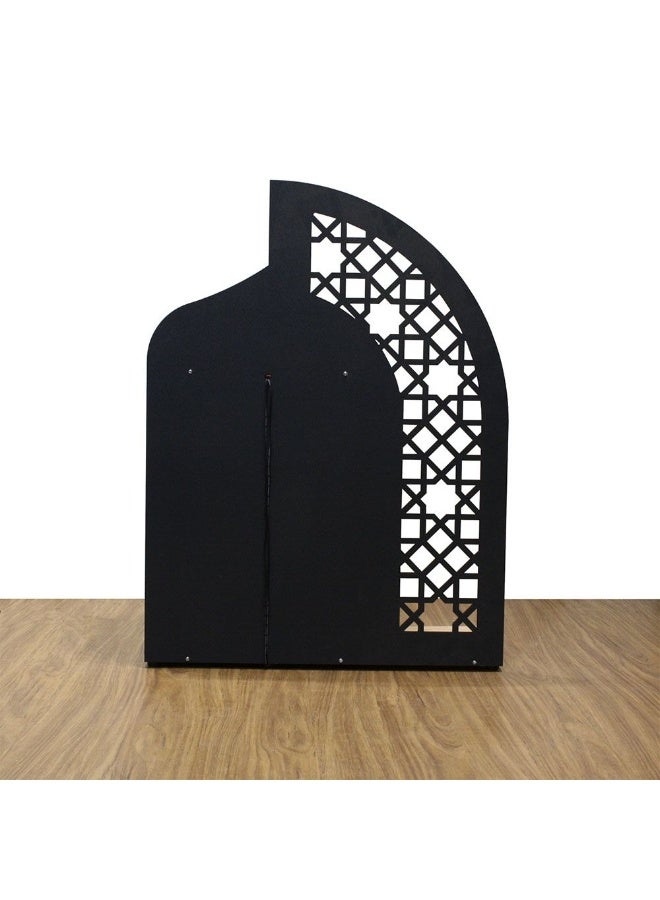 DANUBE HOME رفوف تخزين زهراء المفتوحة مع أضواء LED - بلوط - Image 4