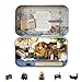 Flever Dollhouse Miniature DIY House Kit Creative Room with Furniture and Cover for Romantic Valentines GiftRoam Around in Winter - Image 3