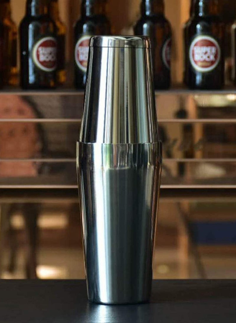 SYOSI Boston Cocktail Shaker, 2-Piece All Stainless Steel Boston Shaker Tins, 18oz Weighted and 26oz Unweighted Boston Cocktail Shaker Bar Set for Professional Bartenders and Home Cocktail Lovers - Image 4